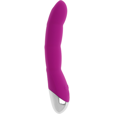 Vibratore Curvo G-Spot con 6 Vibrazioni e Ricarica USB Viola